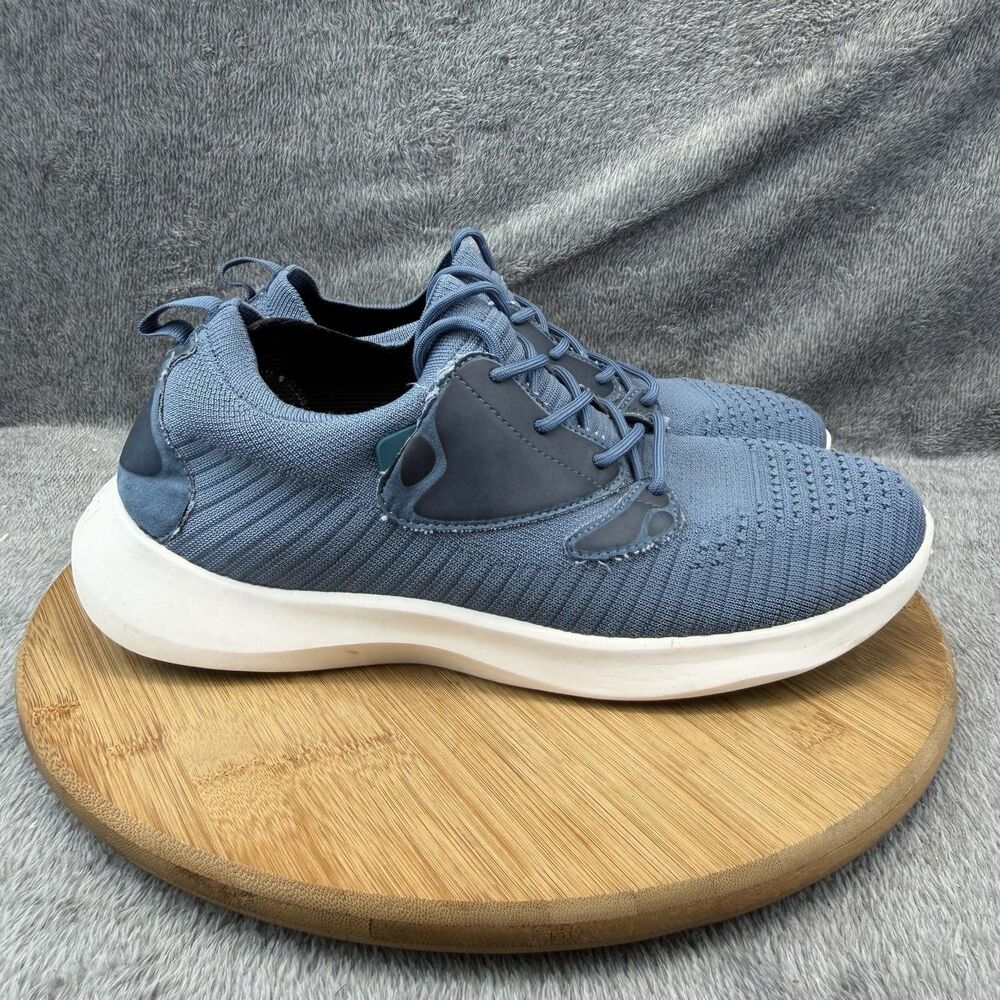 Vessi Everyday Move Shoes Mens Size 10 Blue Walking Sneakers Athletic Low Top